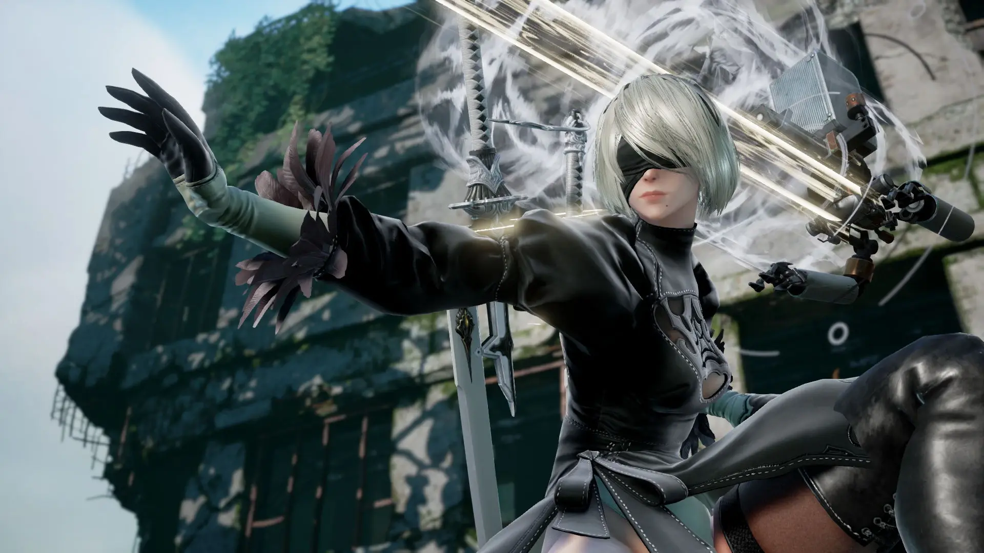 2B voice mod the whole game process and high heel sound effects