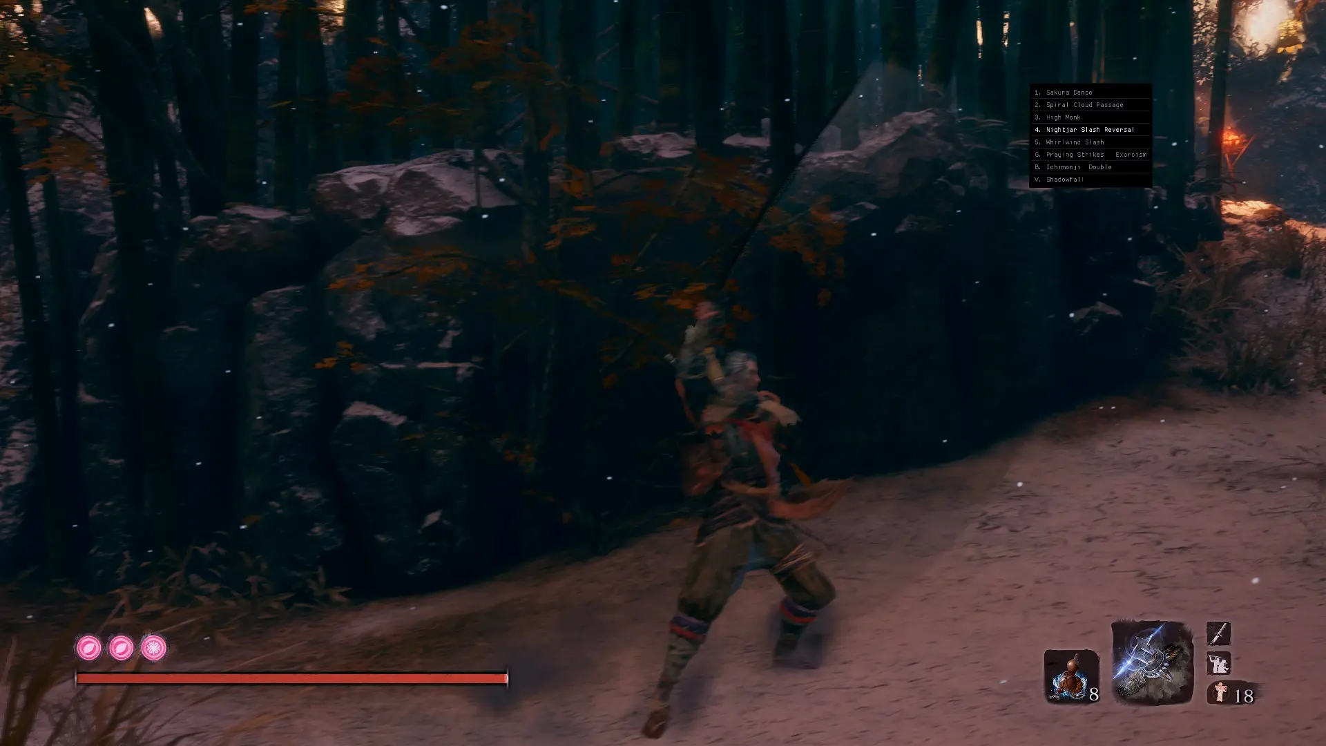 Black Mortal Blade or Open gate Extended Hitbox