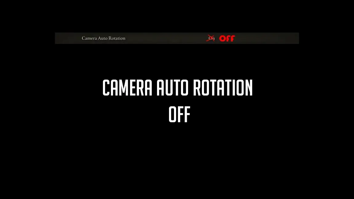 DisableCameraAutoRotate