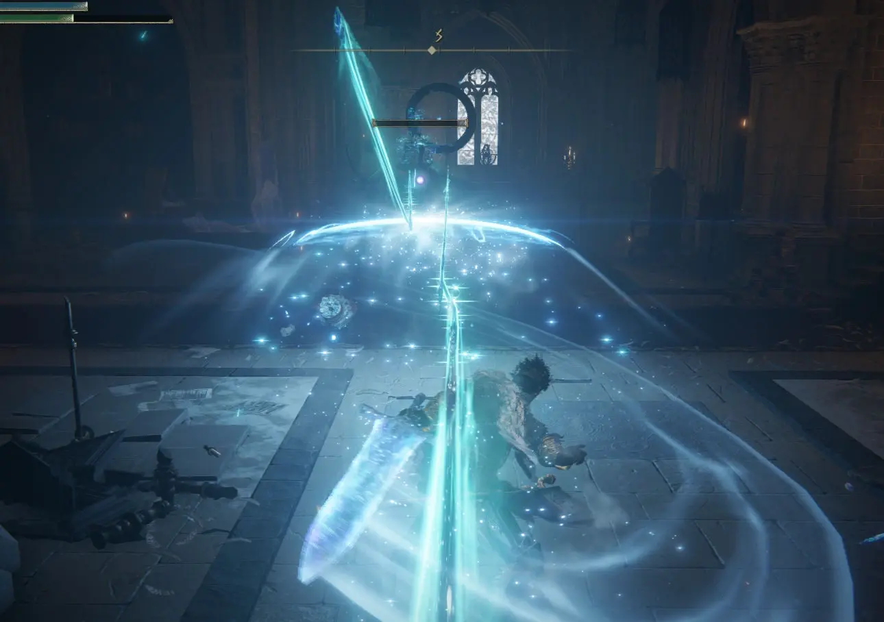 Enhanced Dark Moon Greatsword and Wing of Astel