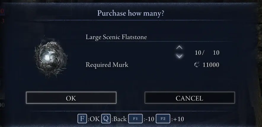 Large Flatstone Currency Switch to Murk (Collector Signboard Relic)