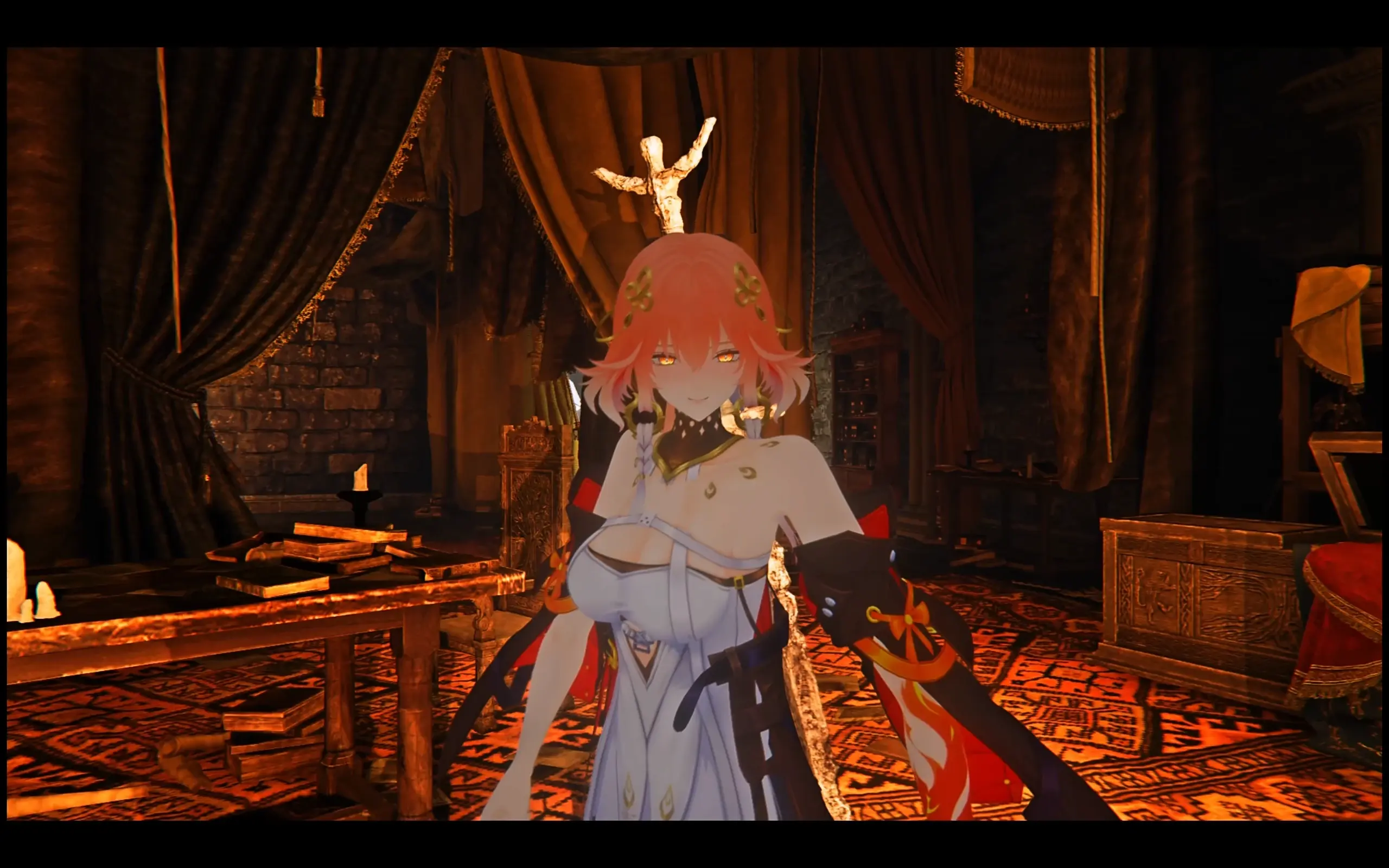 Use Wuthering Waves 's changli to replace the Wylder(dawn)