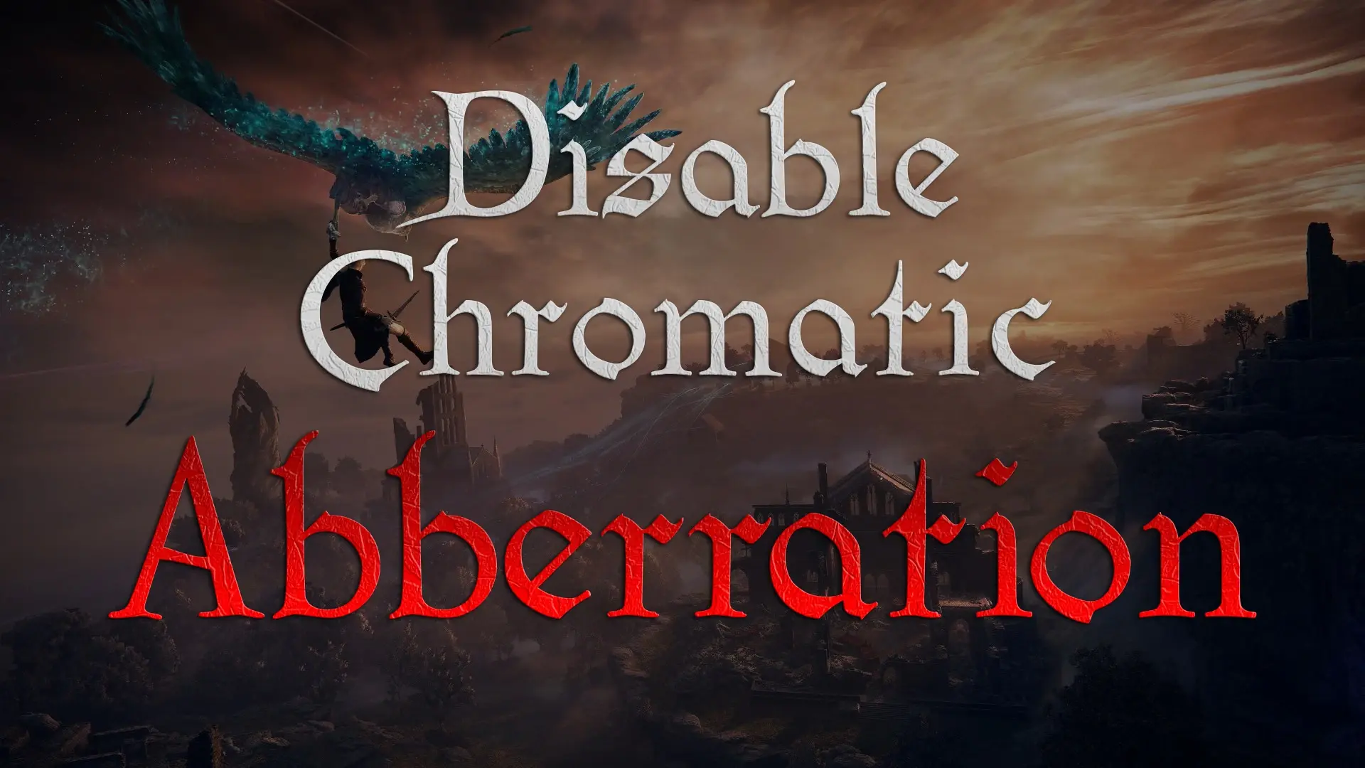 Disable Chromatic Aberration